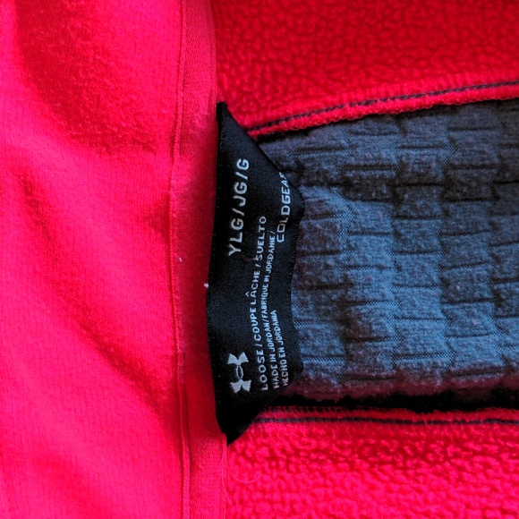 Youth large Under Armour half zip sweater - Picture 3 of 3